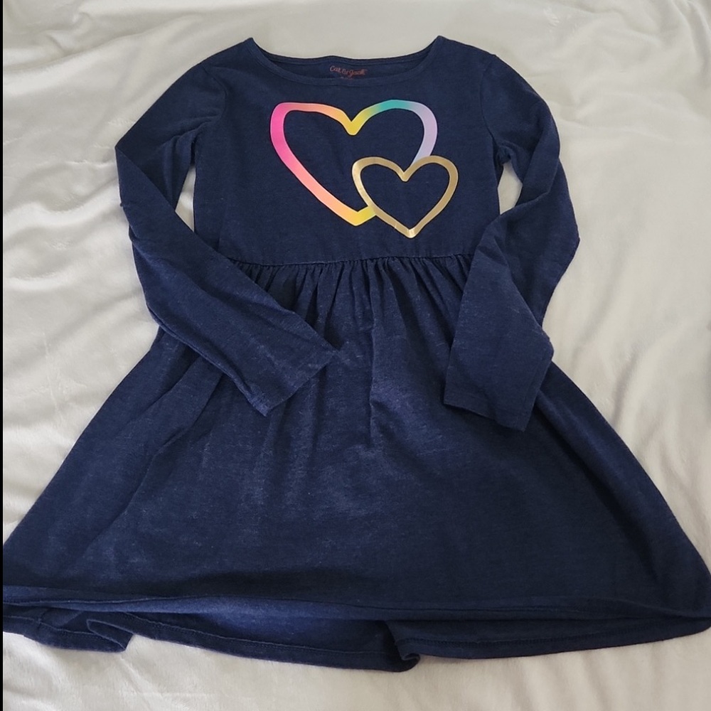Navy Long Sleeve Dress